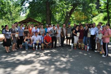 Echipele asociaţiilor din Bălţi şi din Ocniţa împreună